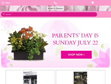 Tablet Screenshot of kesersflowers.com